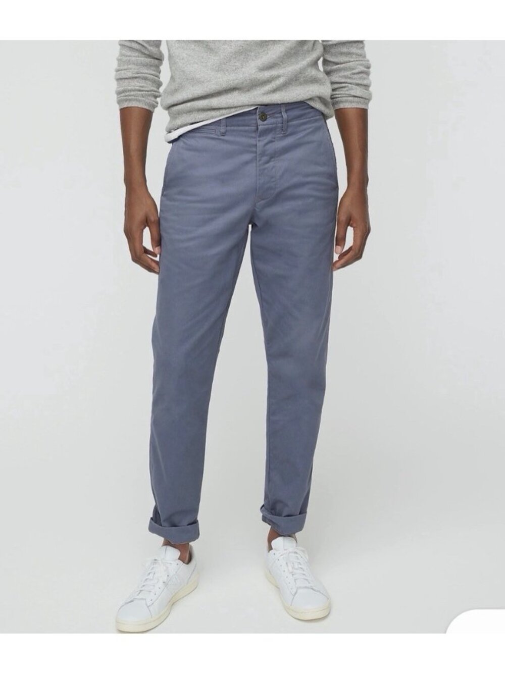 Wallace & Barnes Mens 36x 32-fits 36x30 Blue Officer’s Chino Cotton Pants Preppy